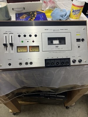 Akai GXC 39D Stereo Cassette Deck W/manual/jacks/OG Receipt/cover Tested Read