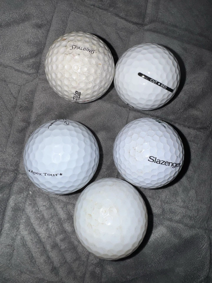 Raro Lote de Pelotas de Golf Hogan Cut Slazenger Thidoon Thiodoon Foto 2 de 4