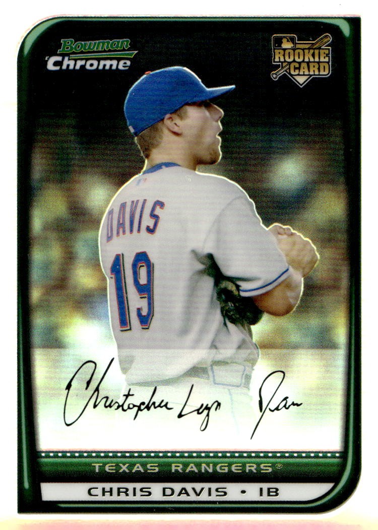 2008 Bowman Draft Picks & Prospects #BDP14 Chris Davis Chrome Refractors RC