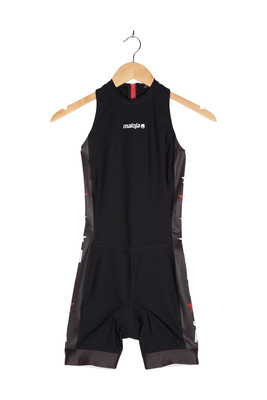 Maloja NeiaM. Tri Body Triathlon Overall Damen Bibtights Gr. XS Schwarz NEU