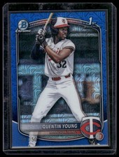 2025 Bowman Draft #BDC-92 Quentin Young Chrome Blue Mojo Refractor #/150