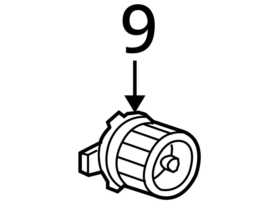 Двигатель вентилятора переменного тока для Acura Mdx 2007-2013 годов выпуска W9QFJ - Изображение 4 из 4