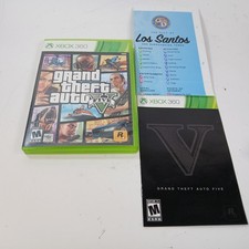 Grand Theft Auto V GTA 5 for Xbox 360 CIB TESTED Complete Map Manual SHIPS FREE!