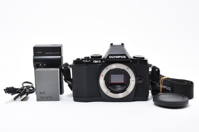 Olympus OM-D E-M5 Black 16.0 MP Digital Mirrorless Camera Body [EXC++] E3206