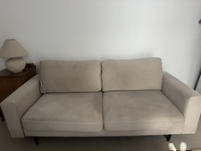 Snug Dot Com three Seater Sofa Grey / Taupe RRP £1000