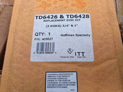 Hoffman Specialty 405627 TD6426 & TD6428 Replacement Disc Kit (5 Discs)