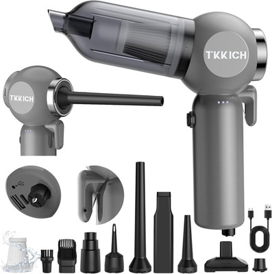 Car Vacuum Portable Cordless,Portable Mini Cordless Cleaner with 18000Pa Suction