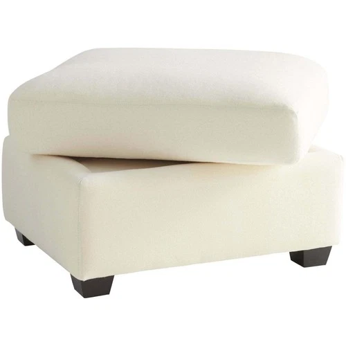 Cyan Design 11452 Sovente 18.5 inch Cream Ottoman - Picture 3 of 4