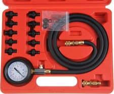 Mechanical Oil Pressure Gauge Kit Compression Tester - Professional Engine Compr