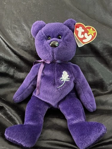 Vintage Ty Beanie Baby Princess Diana ￼Bear Toy  Collectible, Memorabilia ￼￼