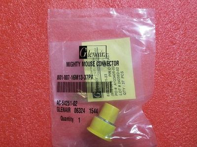 #ad 801 007 16M13 37PA Glenair Mighty Mouse Connector New QTY: 1 $250.00