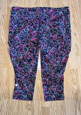 Lululemon Base Pace High-Rise Athletic Leggings Floral Electric Multi Size 20