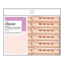 Diane Long Cold Wave Perm Rods, 12 Pack-Sand 11/16"