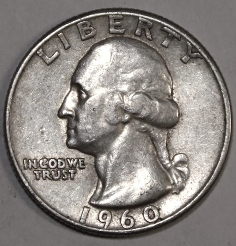 1960-P Washington Quarter - 90% Silver - XF - #1900EA