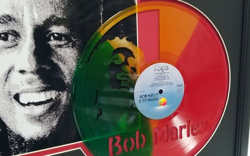 Bob Marley laser cut limited edition color vinyl framed record display - Picture 2 of 8