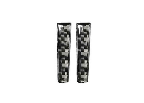 For Ford Mustang 15-2021 Real Carbon Fiber Central Console Gear Shift Knob Head - Picture 2 of 6