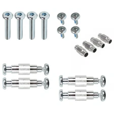 Inline Skates Replacement Axles Skate Upgrade Kit with Aluminum Bearings Spacers