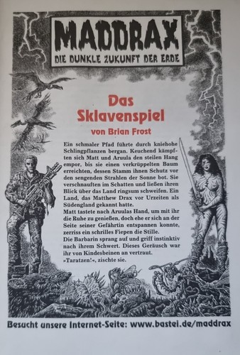 Maddrax - Die dunkle Zukunft der Erde Band 19: Das Sklavenspiel von Brian Frost - Bild 4 von 12
