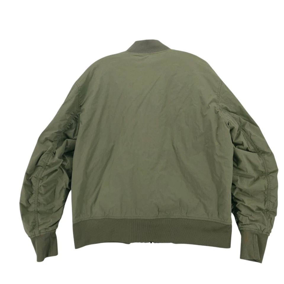 NIKE Reversible Bomber Jacket Airforce 1 AF1 Green Orange LARGE - READ! - Image 4 of 4