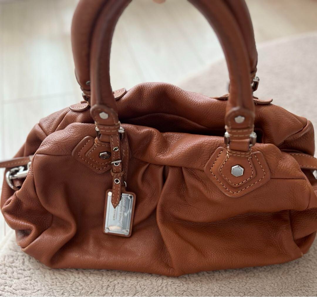マークバイ マーク ジェイコブス BABY GROOVEE 2way Marc Jacobs Classic Q Baby Groovee 2Way Bag Brow Used