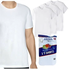 Fruit of The Loom Men's 3 Pack Dual Defense Crew Neck T-Shirts