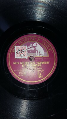 Comedian Harmonists Exilgruppe:When the sun says goodnight / EA 1988