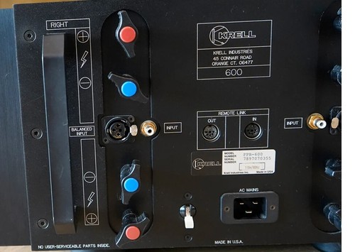 Krell FPB600 Class A Stereo Amplifier Full Power Balanced 600 amplifi - Picture 9 of 11