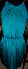 Dress Dark Teal Mini Cut Out with Chain ASOS Summer Misses size 12 New