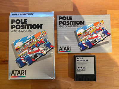 Atari 400 800 600XL 800XL 1200XL 65XE 130XE XEGS A8 Game Cartridge POLE POSITION