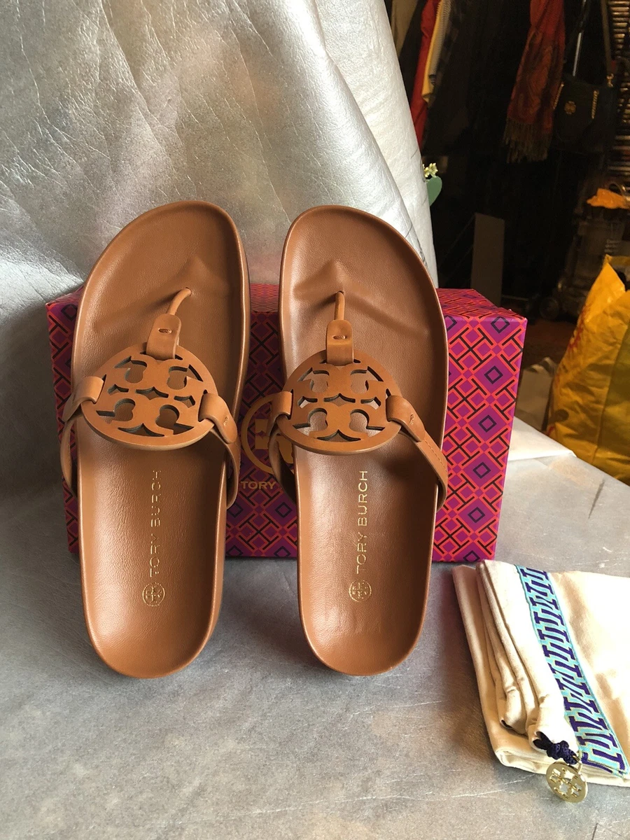 Tory burch sandals best sale leather