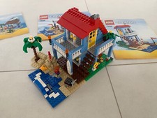 Lego® 7346 - Creator Strandhaus, Villa, Surfer komplett mit 3 Bauanleitungen