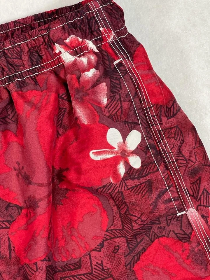 Trader Bay Men's Swim Trunk Board Shorts Size Large. Red Swimsuit pants - Image 4 of 4