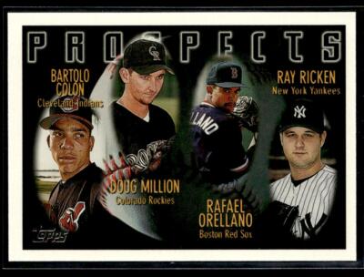 1996 Topps Series 2 #428 Bartolo Colon Doug Million Rafael Orellano Ray Ricken