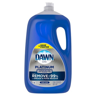 Dawn Ultra Platinum Advanced Power Dishwashing Liquid Fresh Scent  