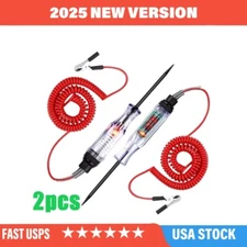 2X 6-24V Digital Electric Voltage Circuit Tester Light Car Truck Automotive Test