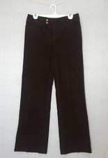 Lilly Pulitzer Corduroy Pants Size 4 Brown Palm Beach Fit Low Rise Flare