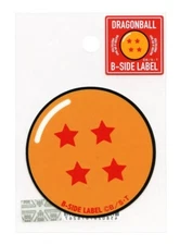 DRAGON BALL Sticker Four-Star Ball B-SIDE LABEL Japan Exclusive WATERPROOF