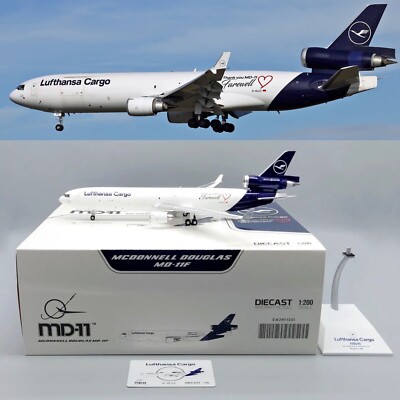 Lufthansa Cargo MD-11(F) Reg: D-ALCC EW Wing Scale 1:200 Diecast