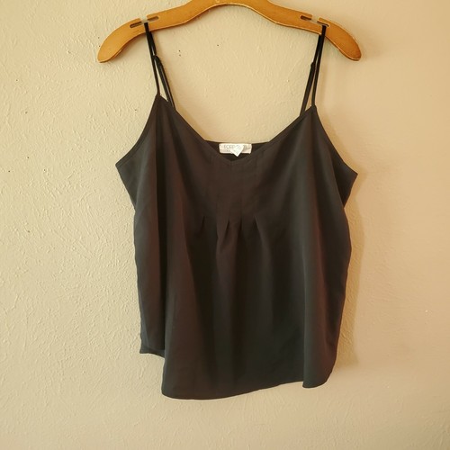 Forever 21 Black Tank Blouse adjustable 