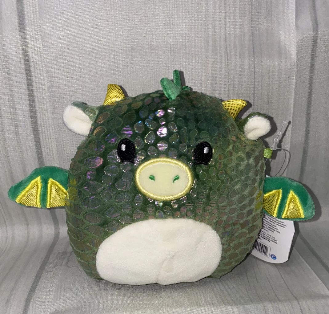 Squishmallow 5 Marty Dragon Green Iridescent Marshmallow Plush Walgreens  NWT