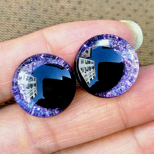 10Pairs New 16 25Mm New Cartoon 3D Glitter Toy Safety Eyes Doll Pupil