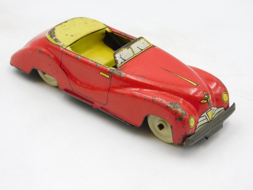 AMB Marchesini auto latta cabriolet vintage tin penny toy car 10cm