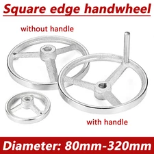 Three Spoke Hand Wheel Square Edge Handwheel 80-320mm for Milling Machine Lathe
