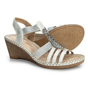 remonte silver sandals
