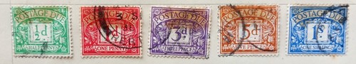 5 x George v Postage Due Stamps - 第 1/1 張圖片