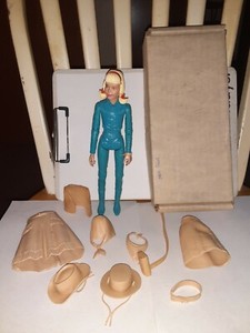 Vintage Marx Johnny West Josie with Box and Accessories 