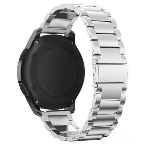 Cinturino Acciaio Argento per Samsung Galaxy Watch 6/5/4/3/Classic/Active Moda - Foto 3 di 10