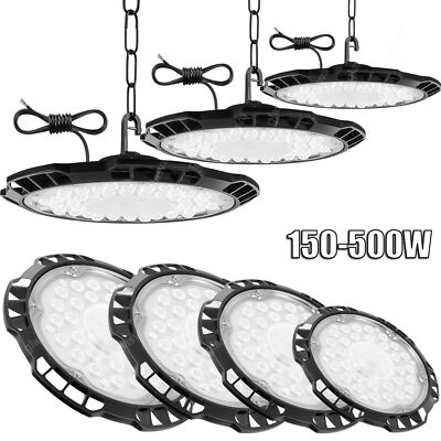 UFO LED Hallenbeleuchtung Industrielampe Decken Hallenstrahler Hallenleuchte AH