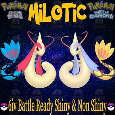 Shiny Milotic Non Shiny 6iv Pokemon Brilliant Diamond and Shining Pearl