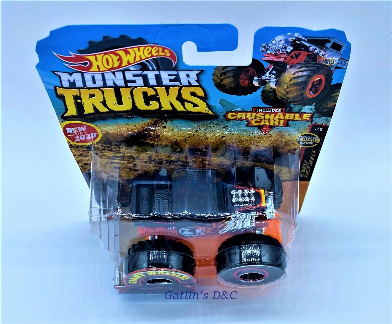 Hot Wheels Monster Trucks Bone Shaker Truck New Unopened 6/75 2020